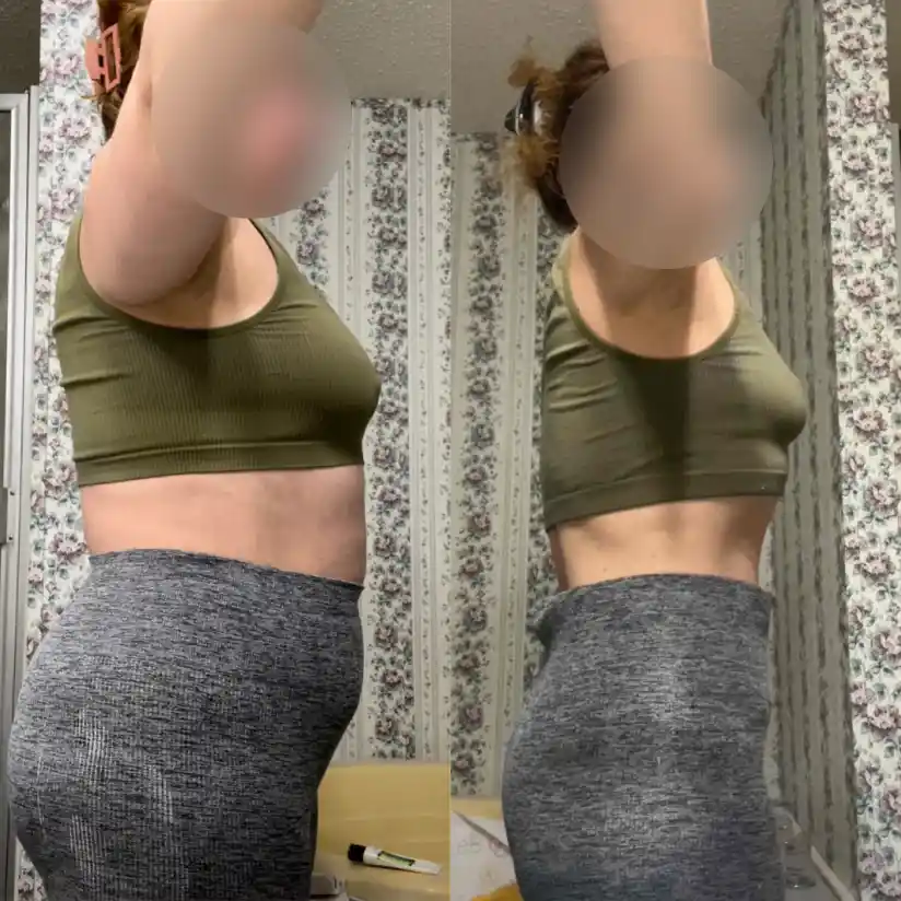 coach indya's client who lost lower body fat