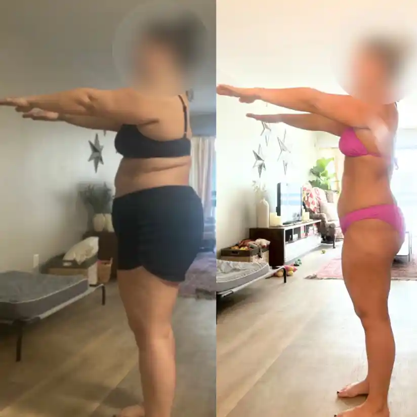 coach indya's client who lost 50 pounds