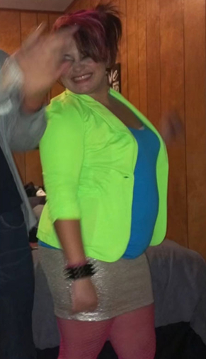 coach indya was at 250 pounds